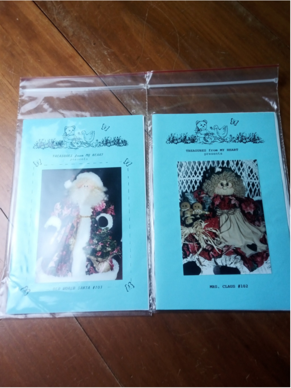 Treasures From My Heart Santa & Mrs. Claus Craft Pattern Set